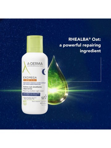 A-DERMA EXOMEGA CREMA NOCHE 1 ENVASE 400 ML