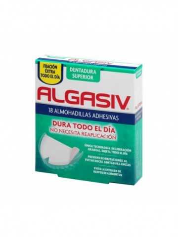 ALGASIV ALMOHADILLAS ADHESIVAS PROTESIS 18 U SUP