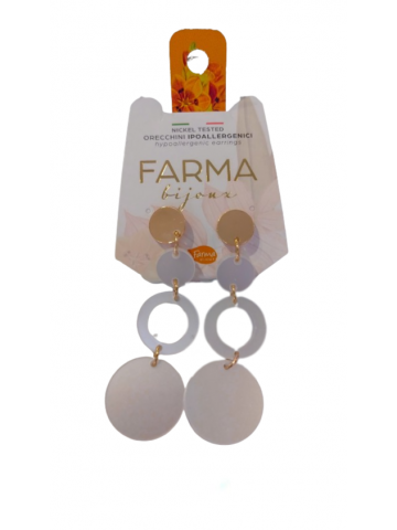 BIJOUX PENDIENTE AROS RED...