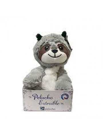 PELUCHO EXTRAIBLE MAPACHE