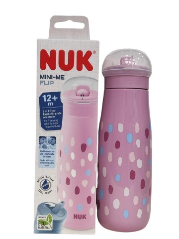 TAZA MINI-ME FLIP IT PP NUK +12 MESES LILA