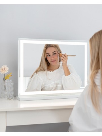 FLAMINGUEO ESPEJO ASHLEY DE LUCES TIRA LED