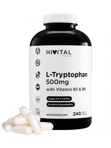 HIVITAL L-TRIPTOFANO 500MG...