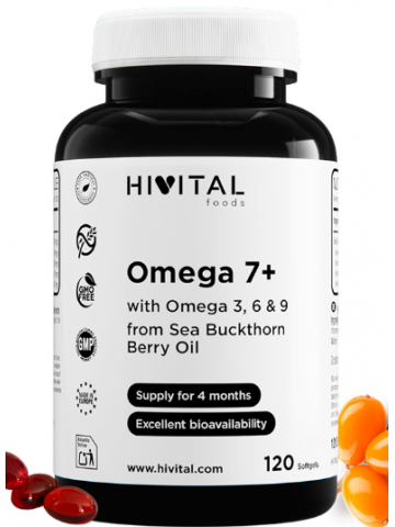 HIVITAL OMEGA 7+ 500MG 120 CAP