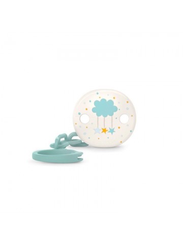 SUAVINEX BROCHE PINZA CADENITA OVALADA NUBE AZUL