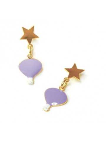 PENDIENTE AMARILLO GLOBO...